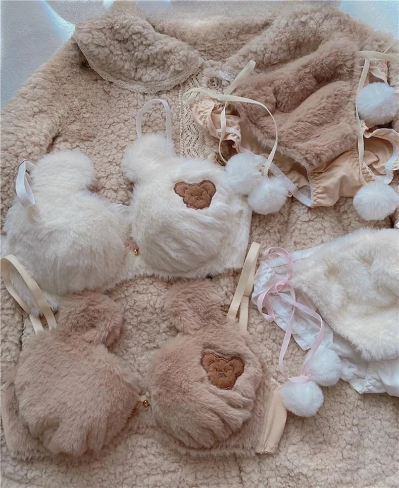 Cute Bear Paradise Plush Lingerie