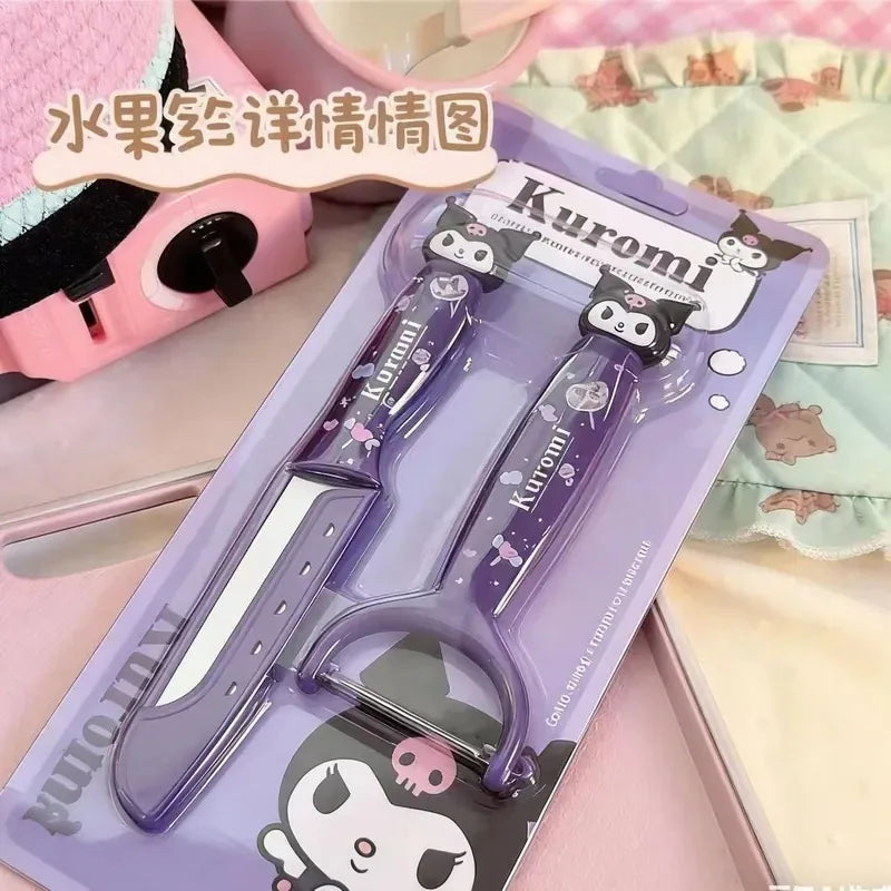 Kawaii HelloKitty Kuromi Peel Fruit Use Cute Sanrio