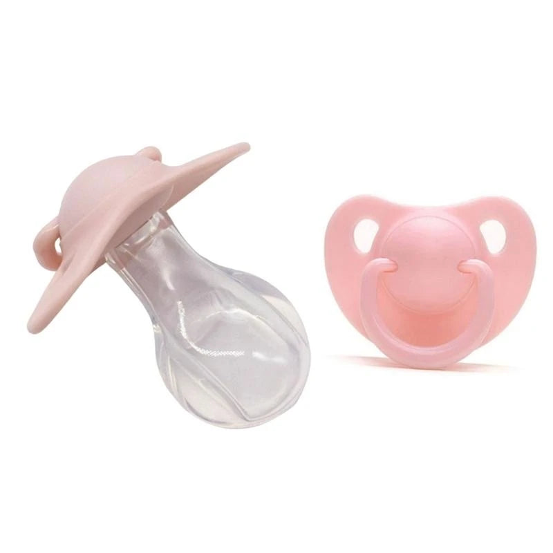 Silicone Adult Soother Pacifier Neutral Color Ergonomic Dummy Pacifier