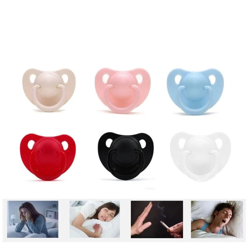 Silicone Adult Soother Pacifier Neutral Color Ergonomic Dummy Pacifier