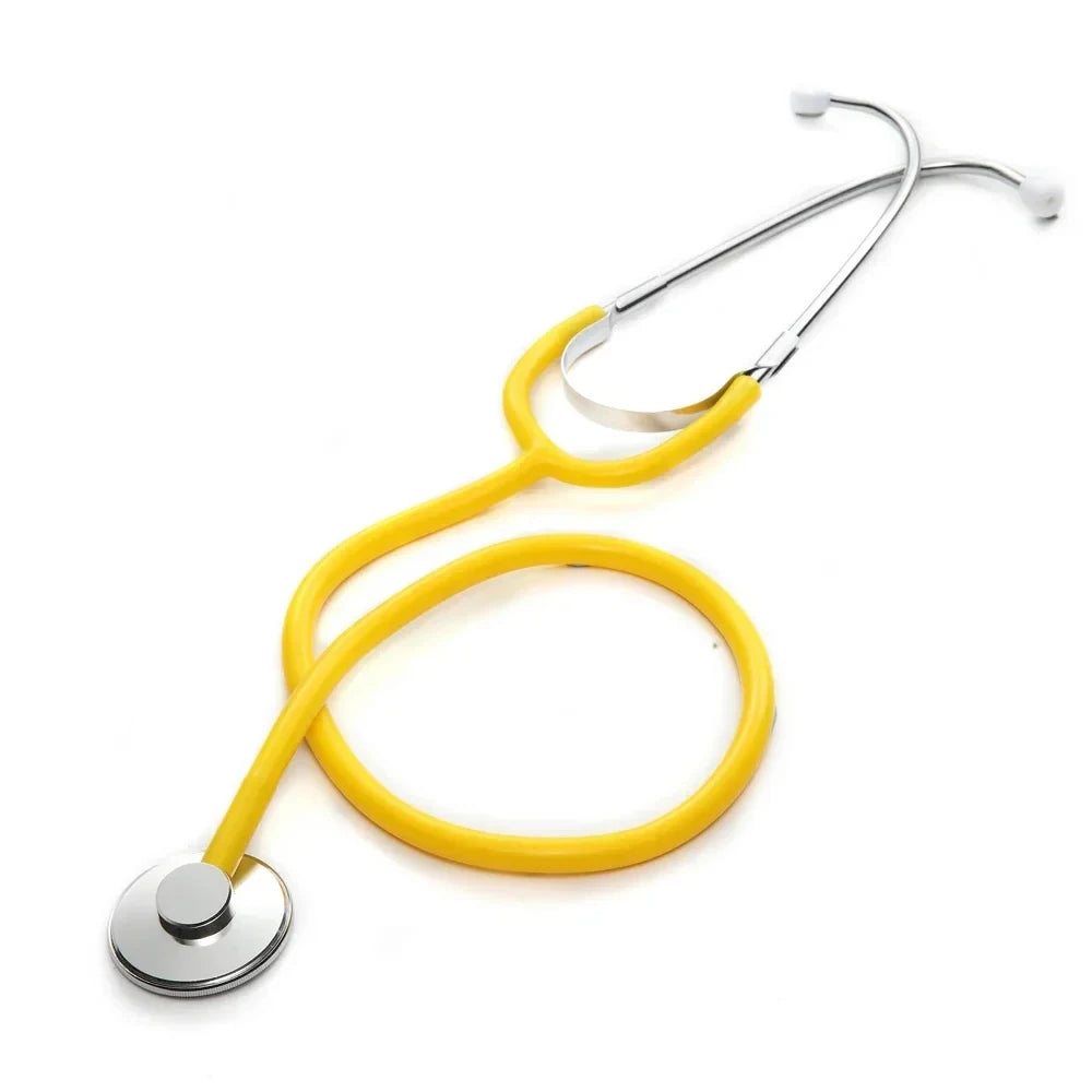 Portable Single Head Stethoscope Professional Medical Equipment Device Student Vet Nurse Clinic
