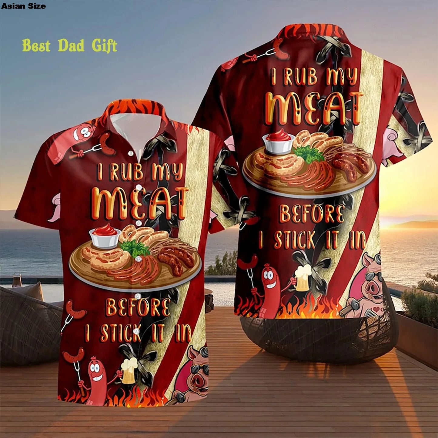 Men's Shirt Casual Short Sleeve Pattern Print 3d Hawaii Shirt