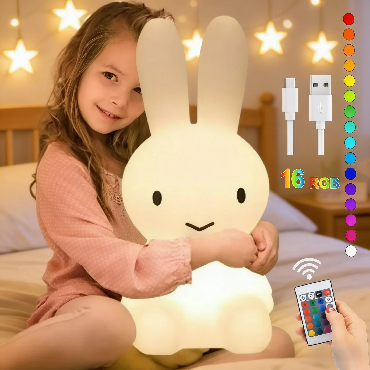 Cute Dimming Assorted Lights with Remote Control