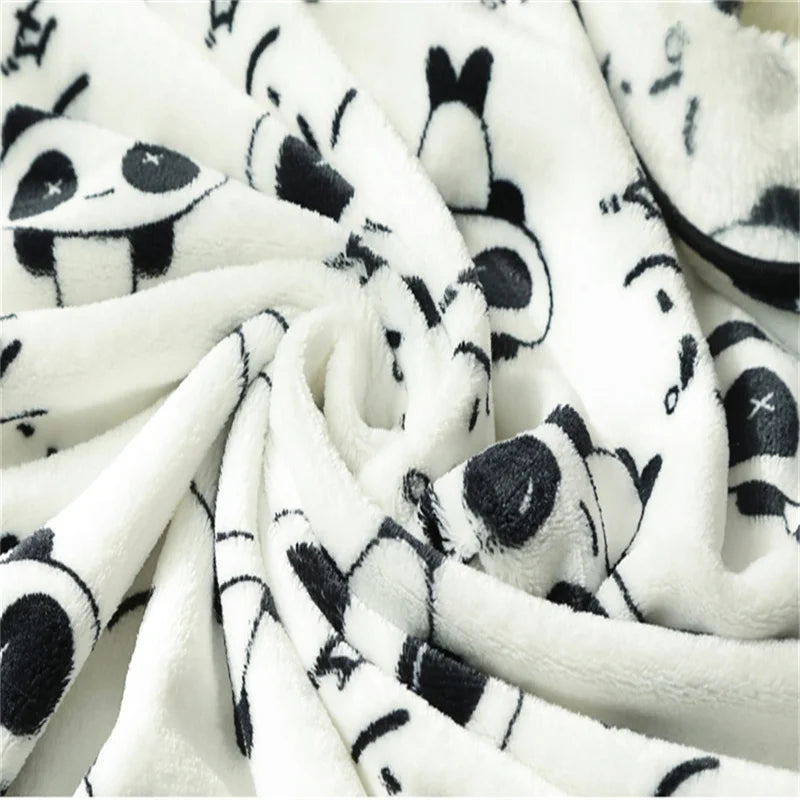 Panda Dundun Sleeping Two-in-one Table Cushion Pillow and Quilt Dual-use