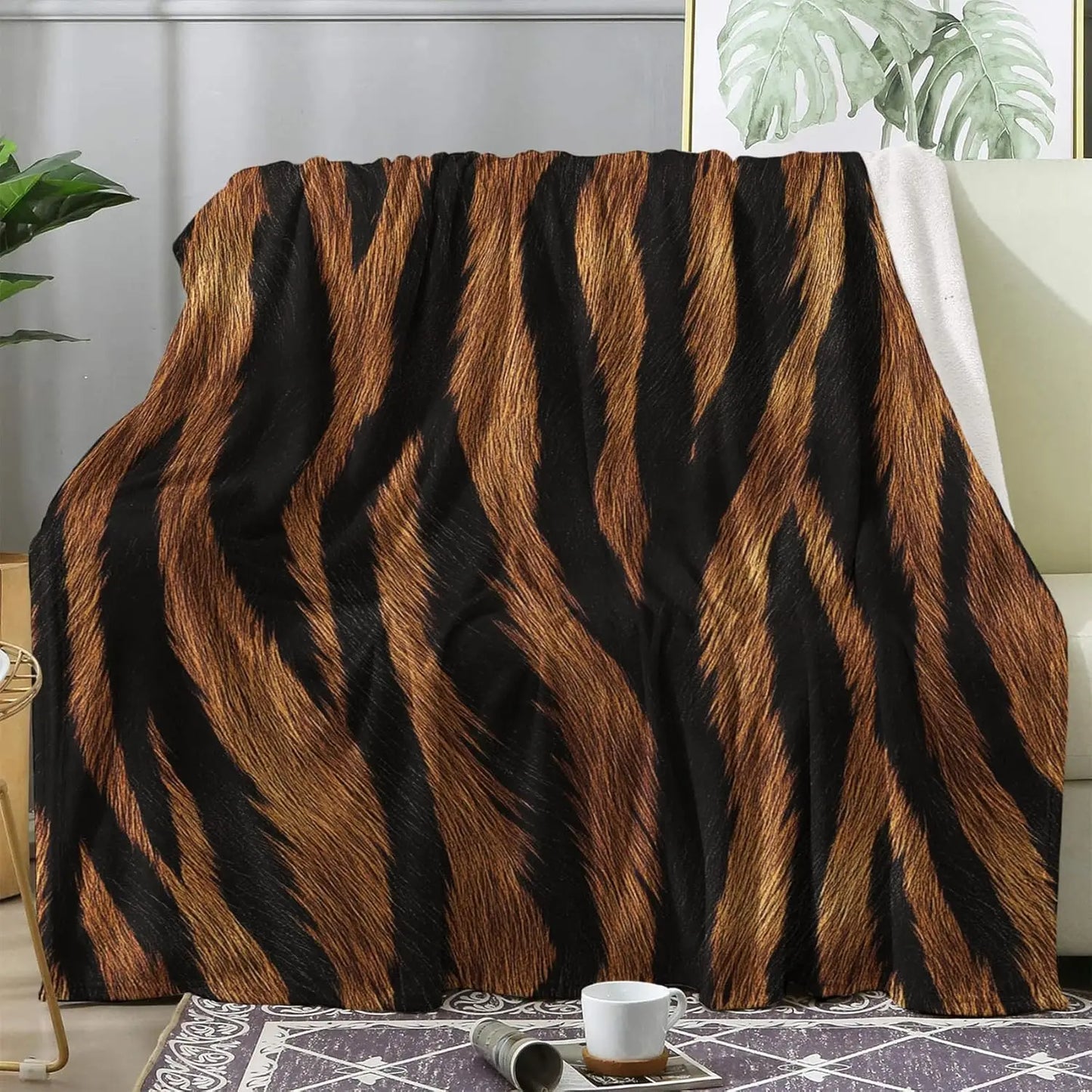 Multi Patterned Fleece Blankets for Couch Bed Sofa- Super Soft