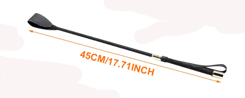 45/54cm Riding Whip  PU Leather Anti-slip Accessory