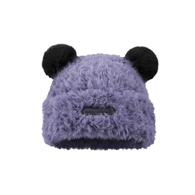 Bear Hat With Furry Ears