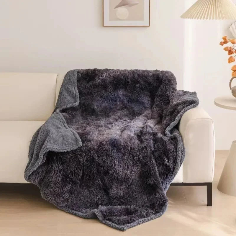 Couples Waterproof Blanket:  Luxe Plush Throw for Bed & Sofa