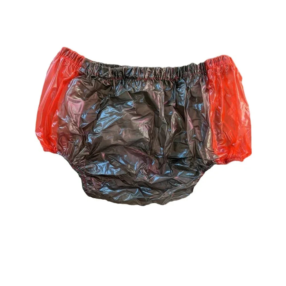Unisex Sissy Panties Diaper Cover Plastic Clear PVC Up too 7XL