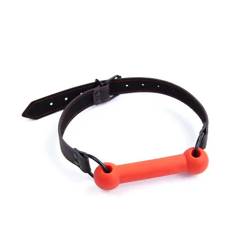 Bdsm Bondage Silicone Dog Bone Gag, Puppy Play Role