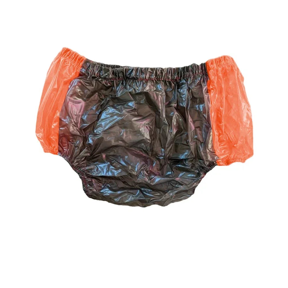 Unisex Sissy Panties Diaper Cover Plastic Clear PVC Up too 7XL