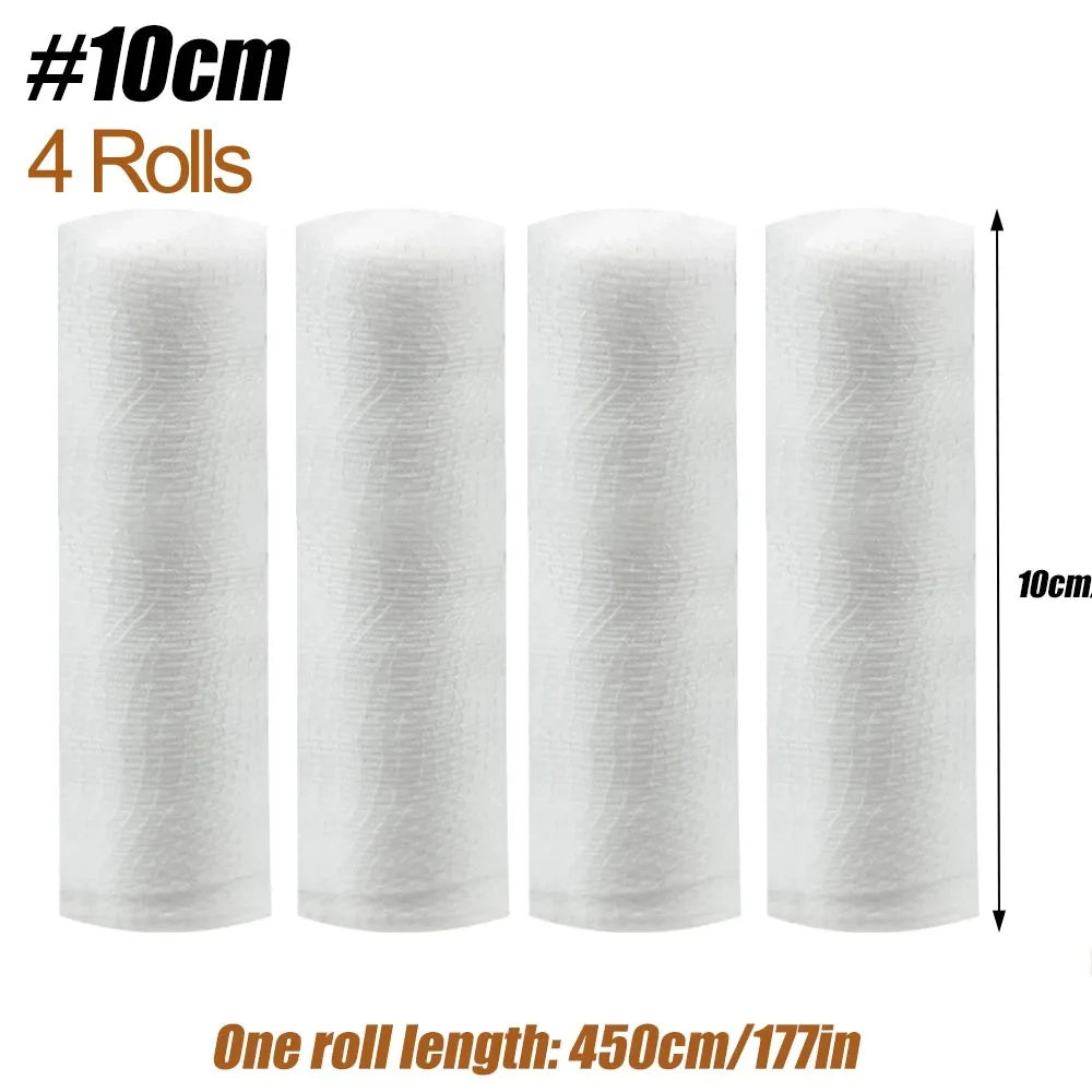 Breathable Gauze Bandage Rolls–4 Rolls- Premium First Aid Supplies