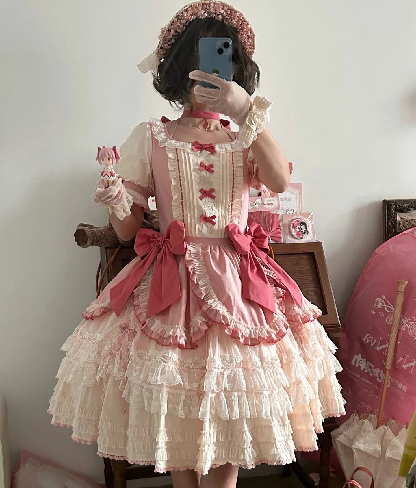 Irelia H Puella Magi Madoka Magica Kaname Madoka Cosplay Costume Anime dress