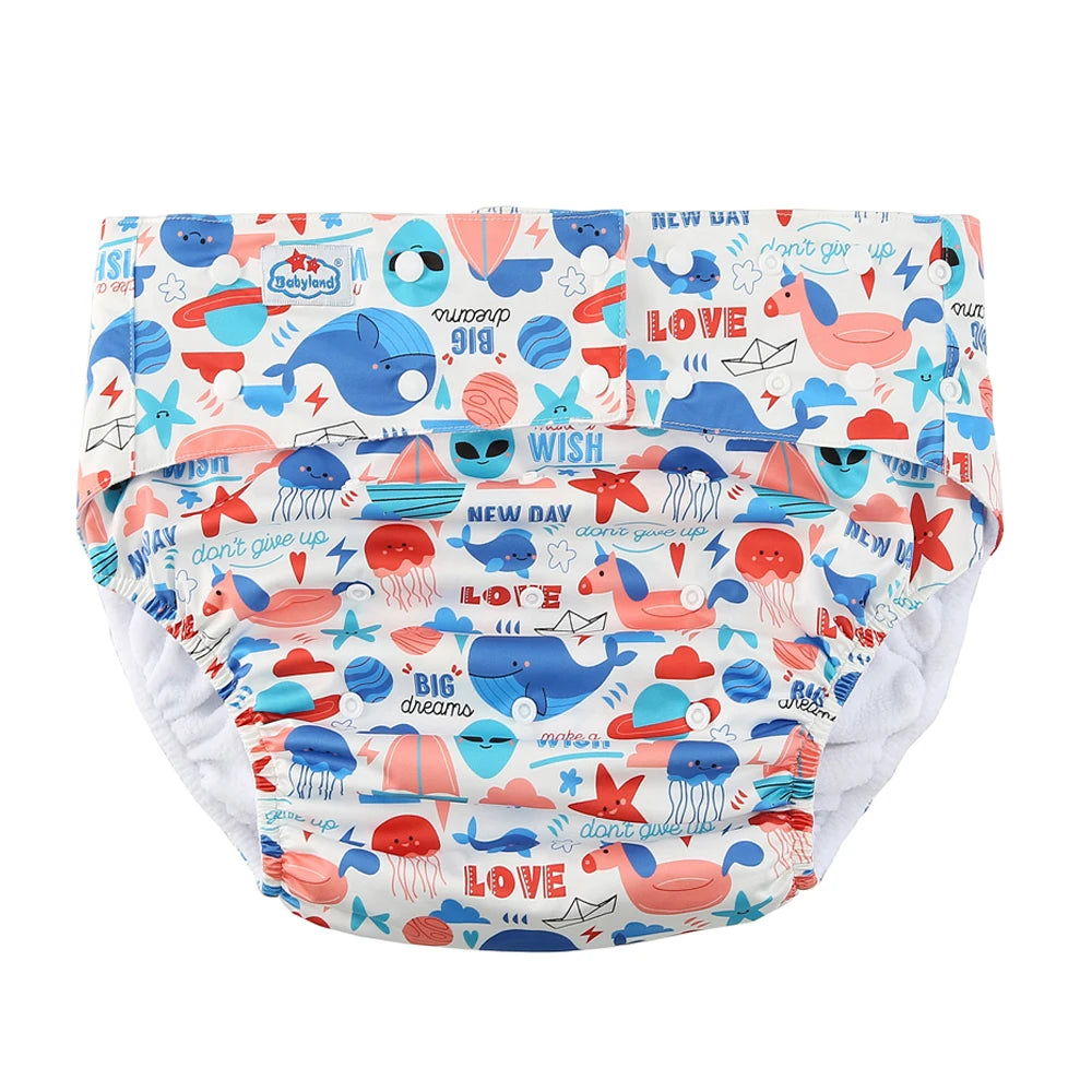 Cloth Adult Diaper Good Absorption Breathability Waterproof Reusable
