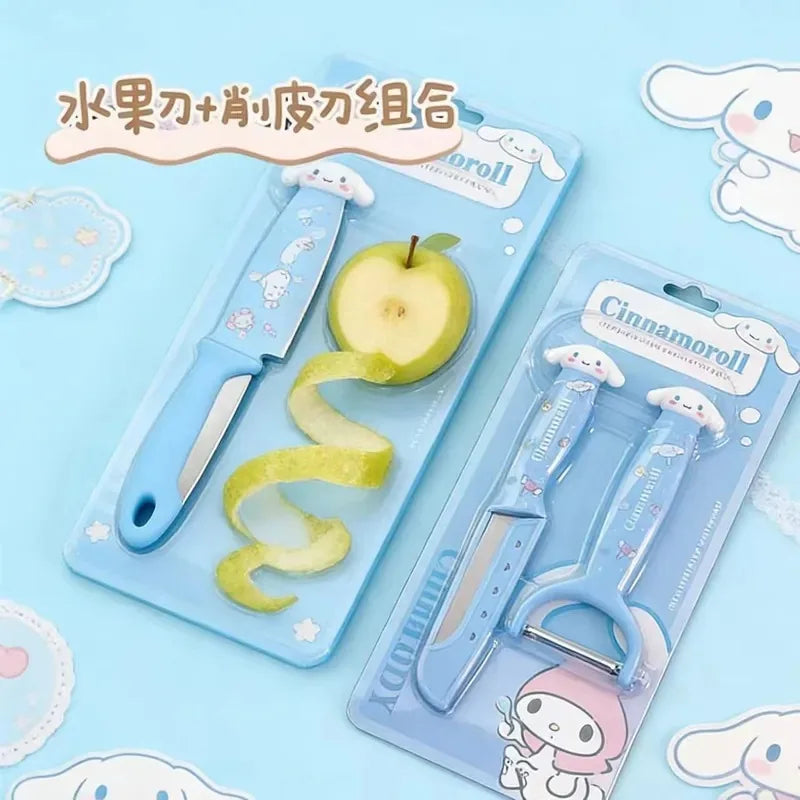 Kawaii HelloKitty Kuromi Peel Fruit Use Cute Sanrio