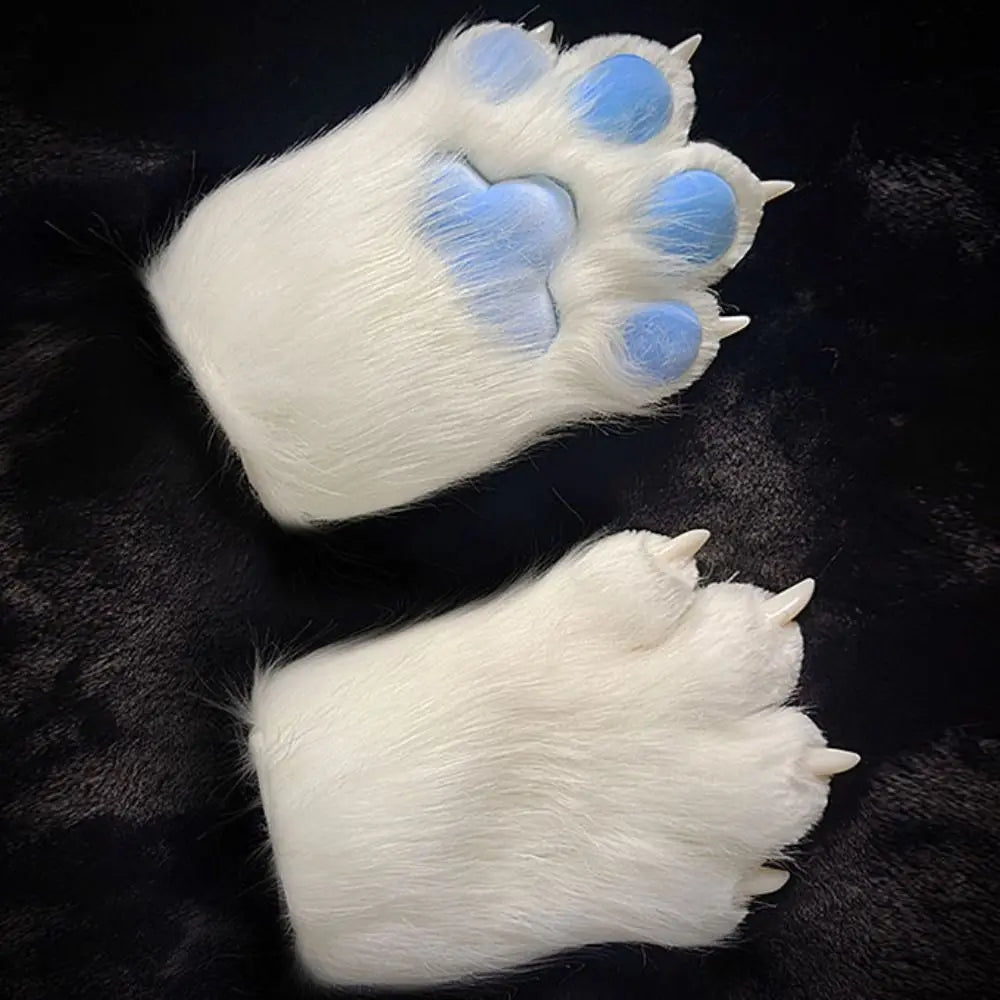 Kigurumi Plush Cat Paw Gloves
