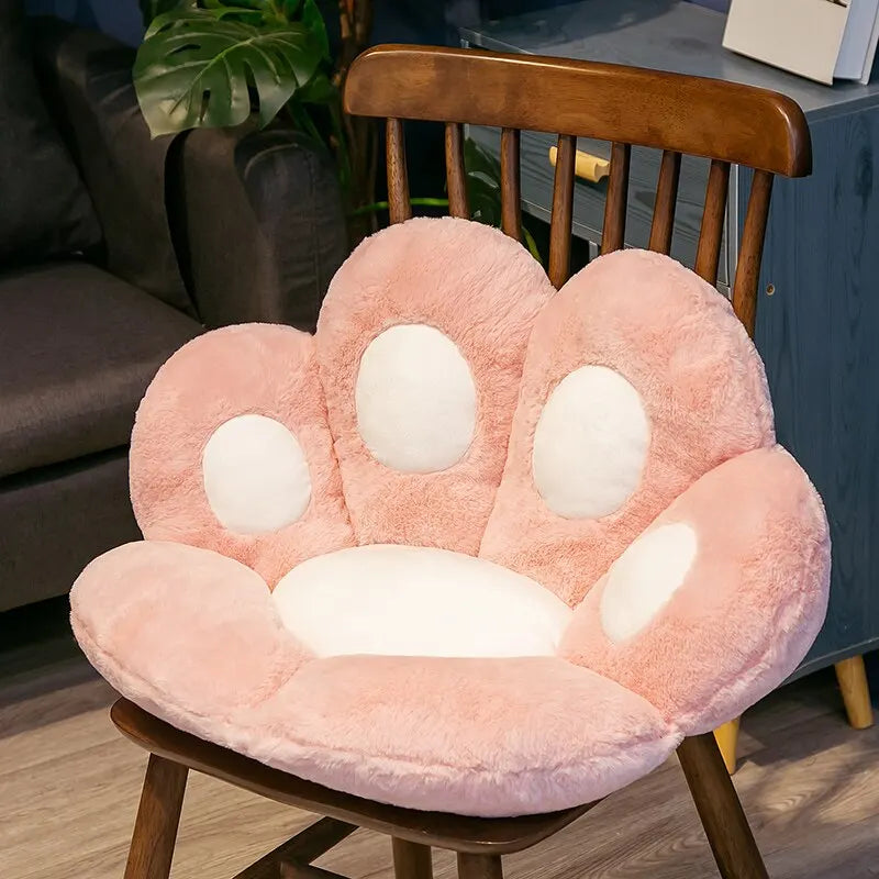70x60cm Kawaii Cat Paw Stuffed Floor Cushion Chair