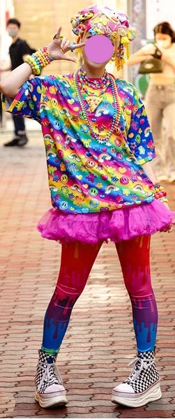 Rainbow Colorful Candy Series Limited Edition T-shirt All-over Print Oversized Top Adults Unisex