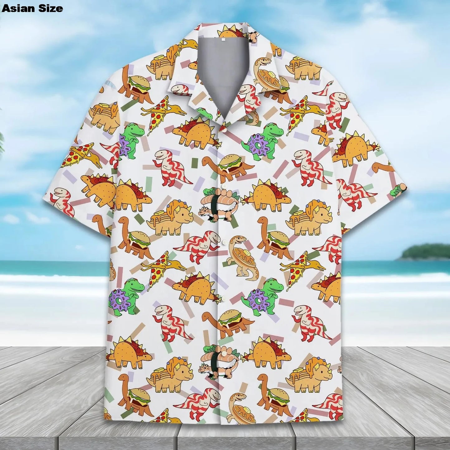 Men's Shirt Casual Short Sleeve Pattern Print 3d Hawaii Shirt