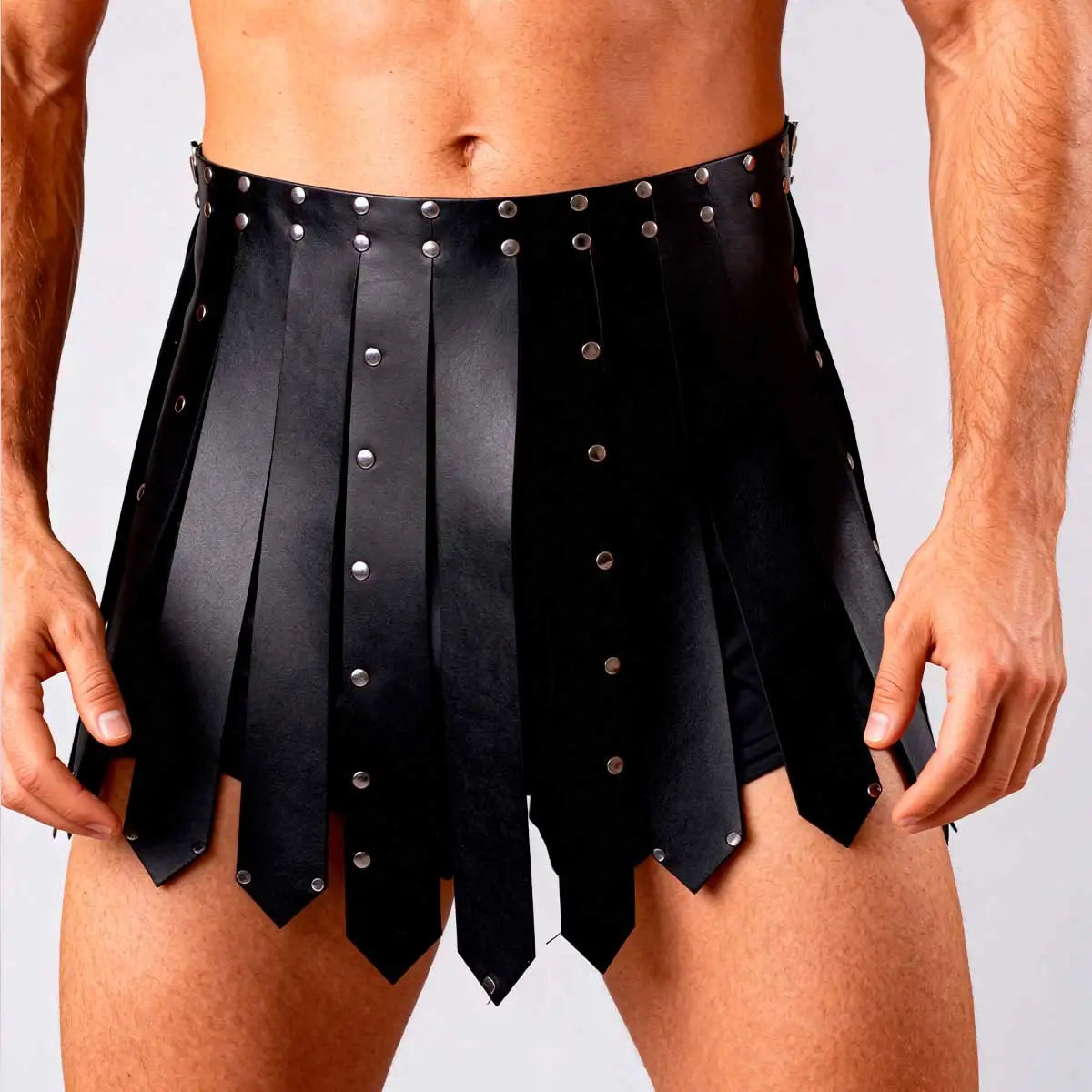 Mens Gladiator Costume, Men's Plus Size Belt, Roman gladiator skirt