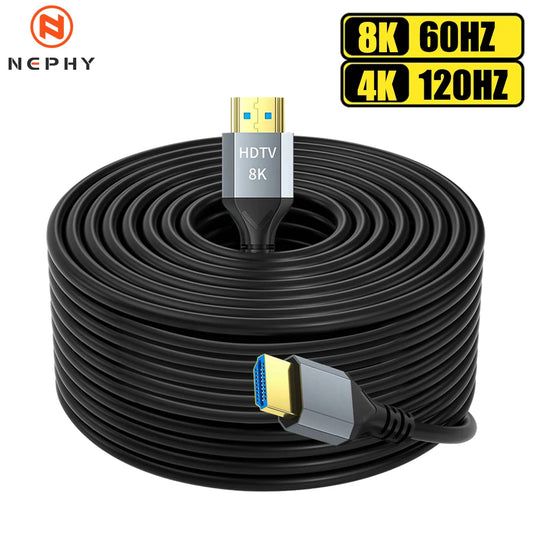 HDMI 2.1 Video Cable For Multi Machines HDR HDCP eARC 1m 2m 3m 5m 8m 10m Long