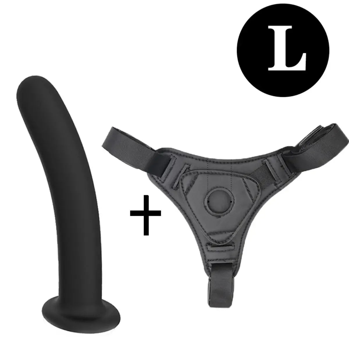 Adjustable Silicone Strap On Dildo Harness Set S M L