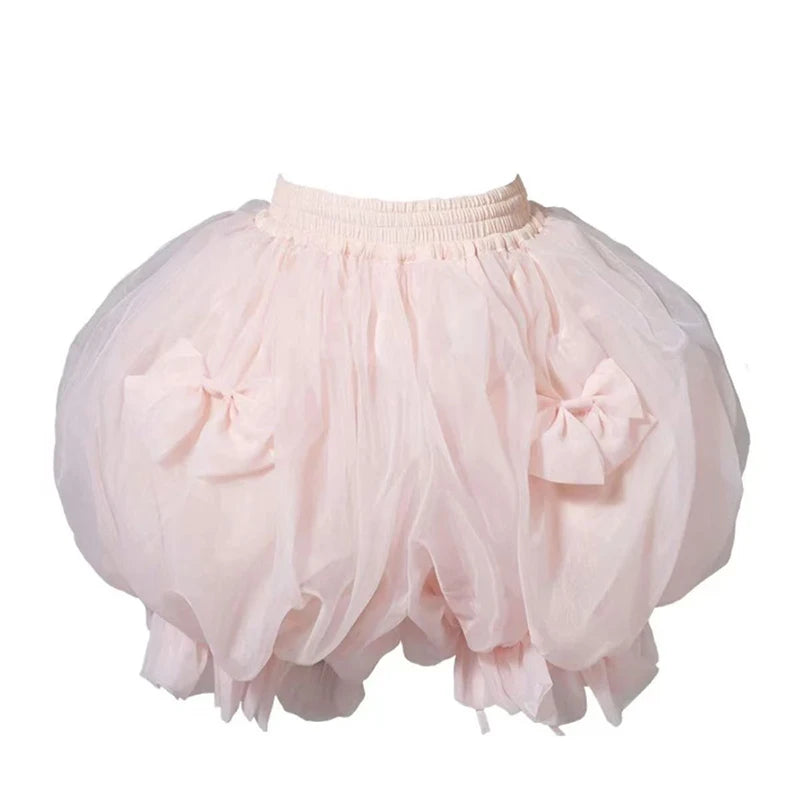 Pumpkin Pants Cake Shorts Puffy Petticoat Skirt