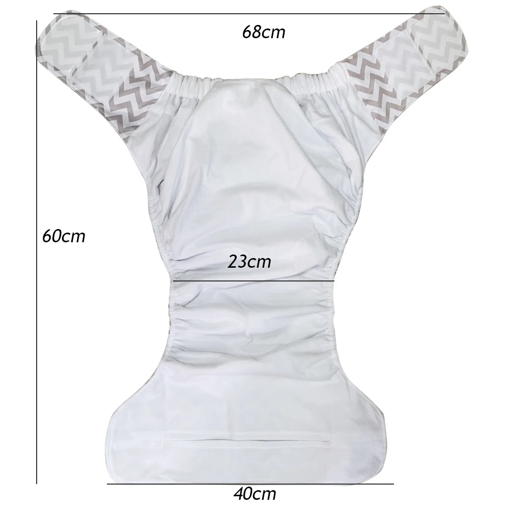 Reusable Adult Diapers, Washable, Underwear Printed Abdl diapers
