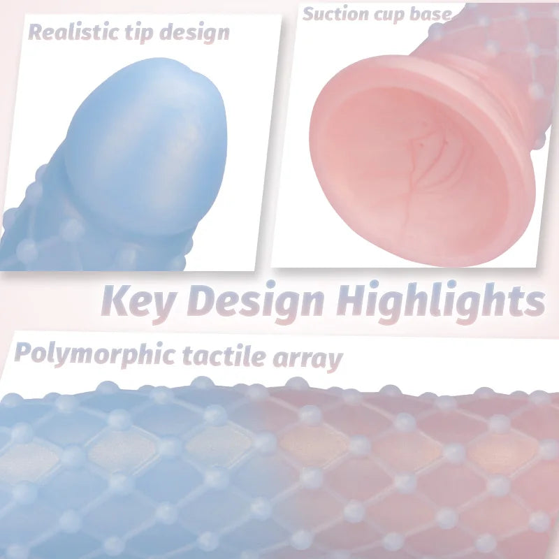Dildo Anal Plug Ripple Butt Prostate Massager 18+