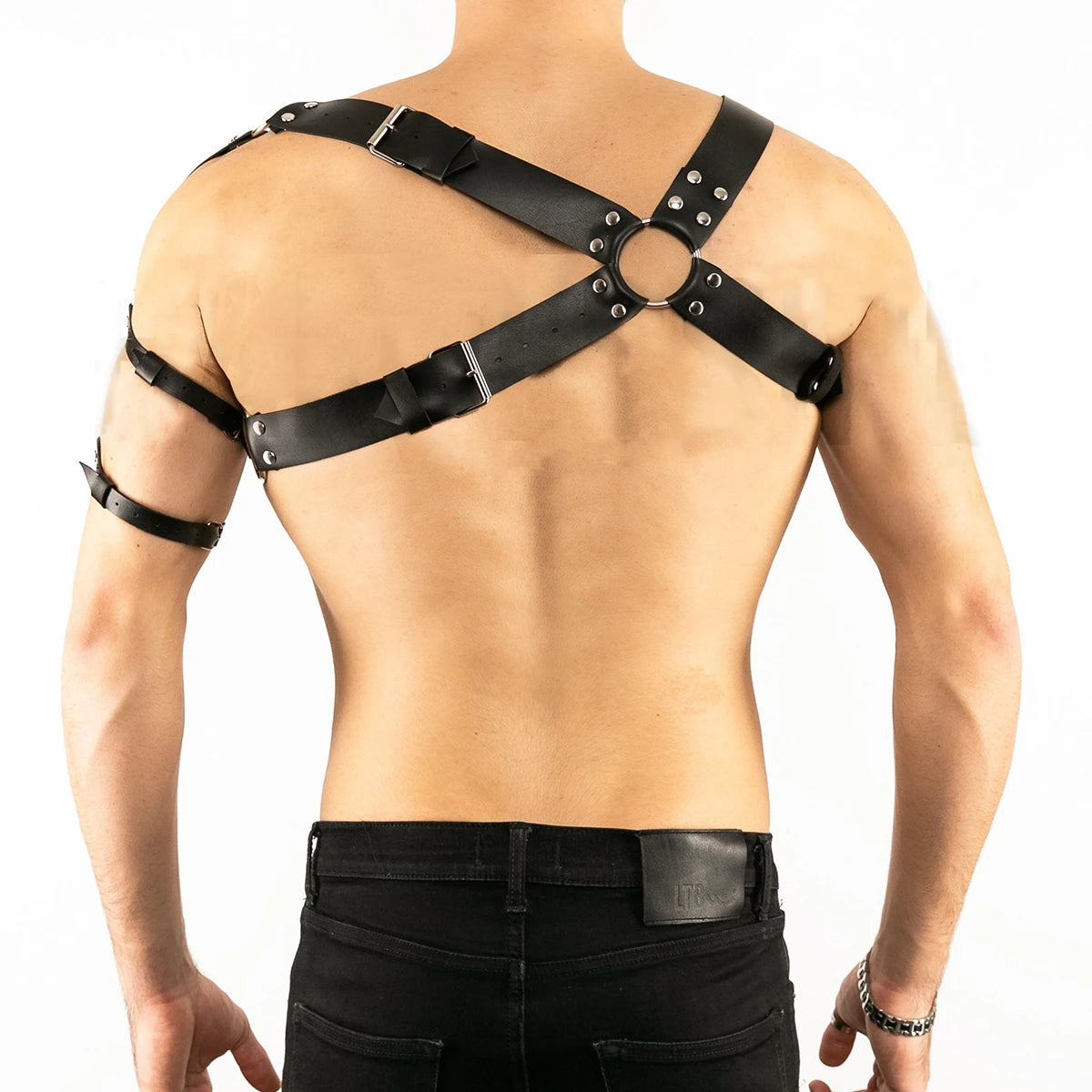 Men's Leather Chest Harness PU Leather