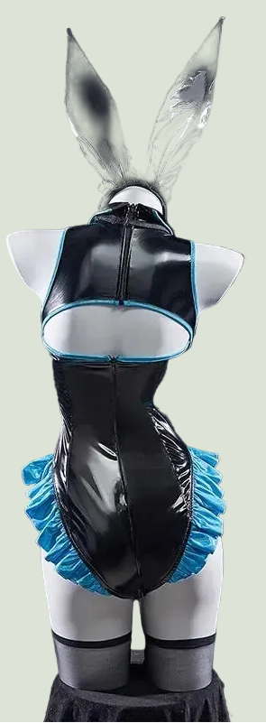 Anime Bunny Girl Cosplay Costumes See Through Bodysuit Socks