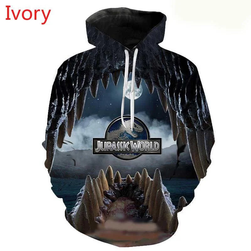 Men and Women Jurassic Park 3d Printing Hoodie Sweatshirt Fashion Casual Hoodie Pullover Harajuku Movie Tops