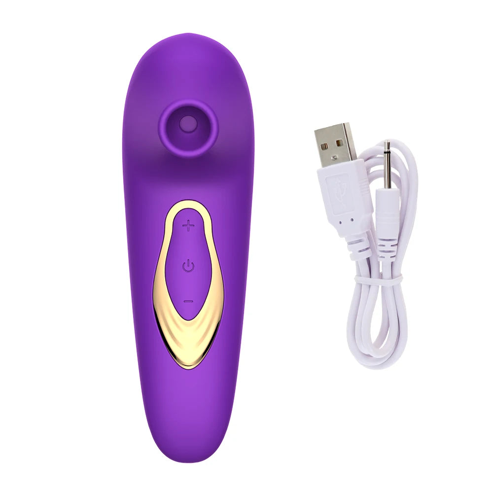 Erotic Female Masturbator/Sucker Vibrator for Nipples, G Spot, Sucking, Sex Toys 18+