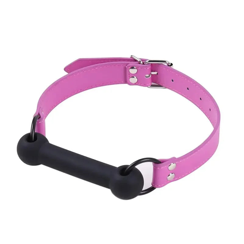 Bdsm Bondage Silicone Dog Bone Gag, Puppy Play Role