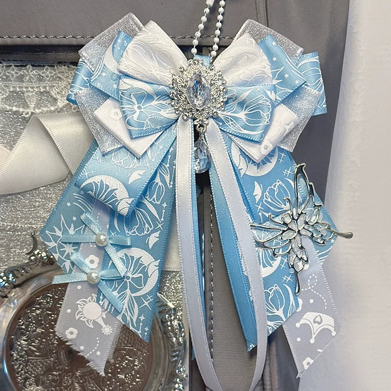 Bow Decoration Anime Pendant DIY Decoration Keychain