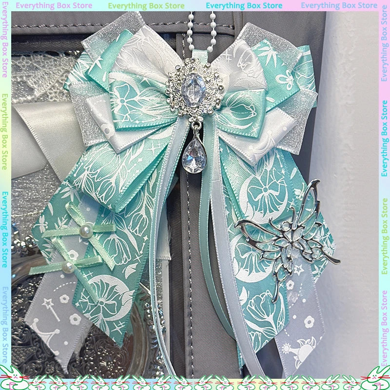 Bow Decoration Anime Pendant DIY Decoration Keychain