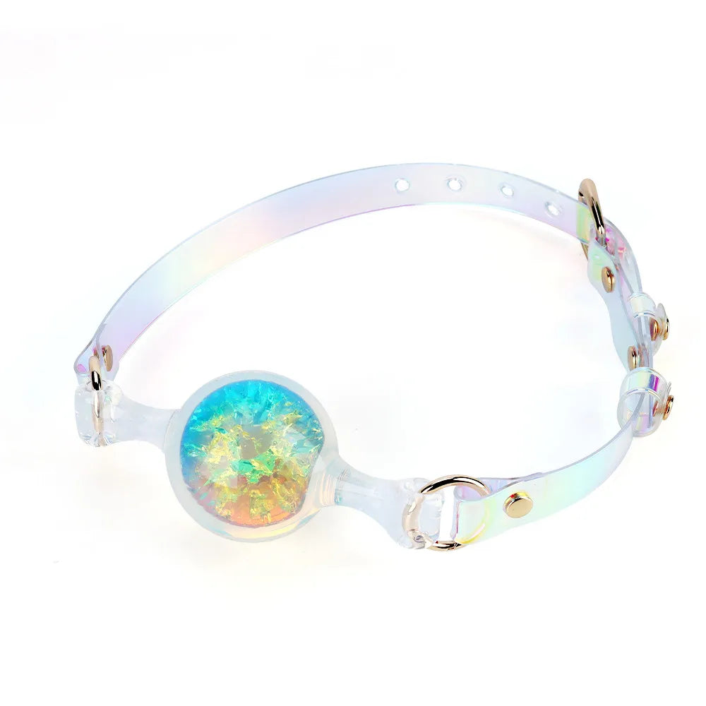 Crystal Mouth Plug Opening Ball Gag