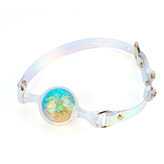 Crystal Mouth Plug Opening Ball Gag