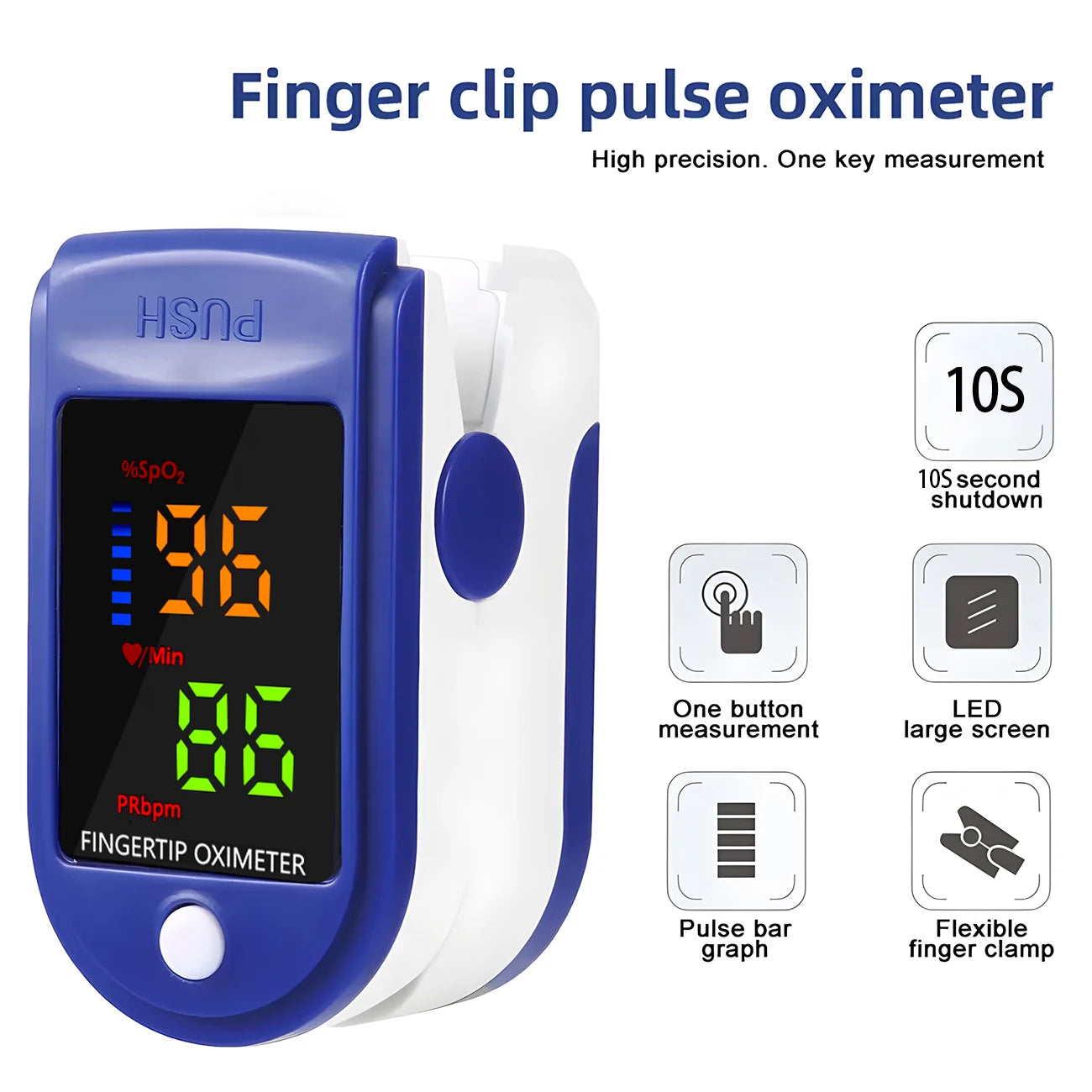 Digital Infrared Thermometer Thermometers Or Portable Finger Pulse Oximeter