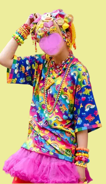Rainbow Colorful Candy Series Limited Edition T-shirt All-over Print Oversized Top Adults Unisex