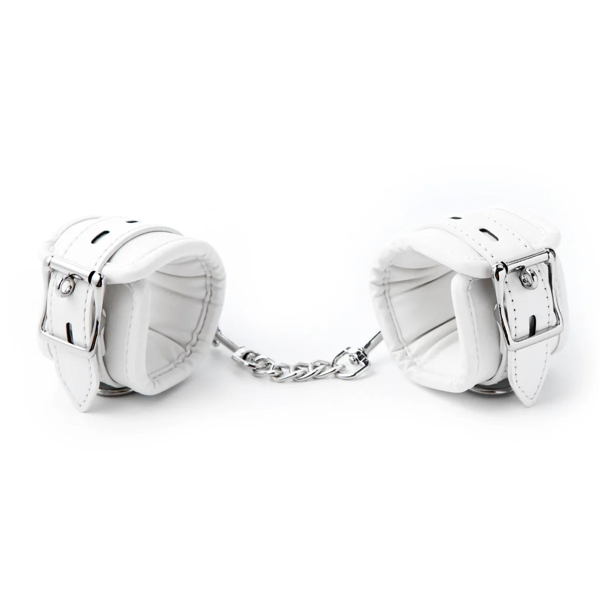 Sponge Metal Chain Handcuffs Ankle Cuff Collar Bondage Toy Kit