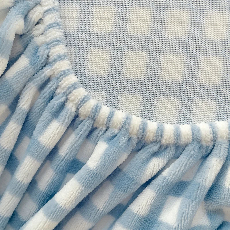 Premium Super Soft Flannel Fitted Sheet 1Pc-Deep Pocket 25cm