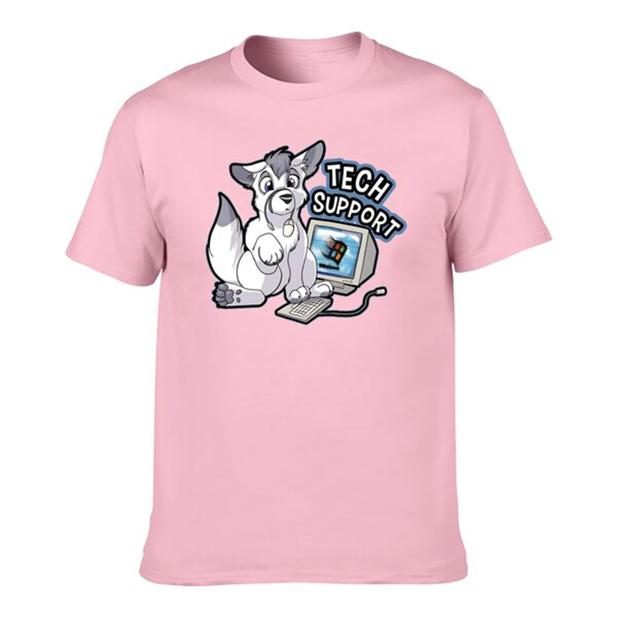 Furrys Dog Cute Adorable New Tech Support T Shirt