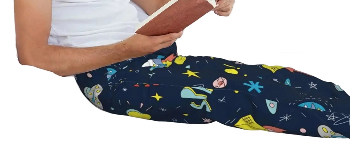 Funny Spaceships Unisex Pajama Pants Comfy Lounge Pants Casual Pajama Bottoms
