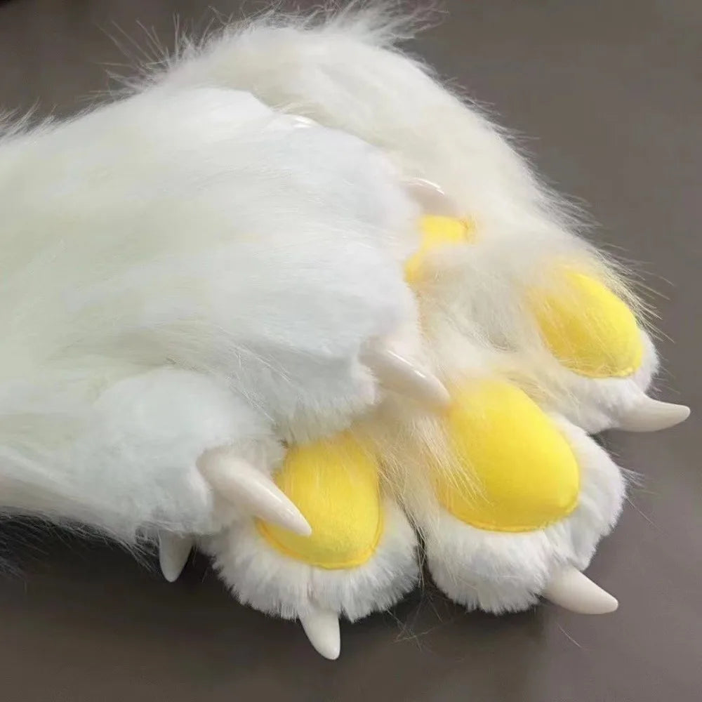 Kigurumi Plush Cat Paw Gloves