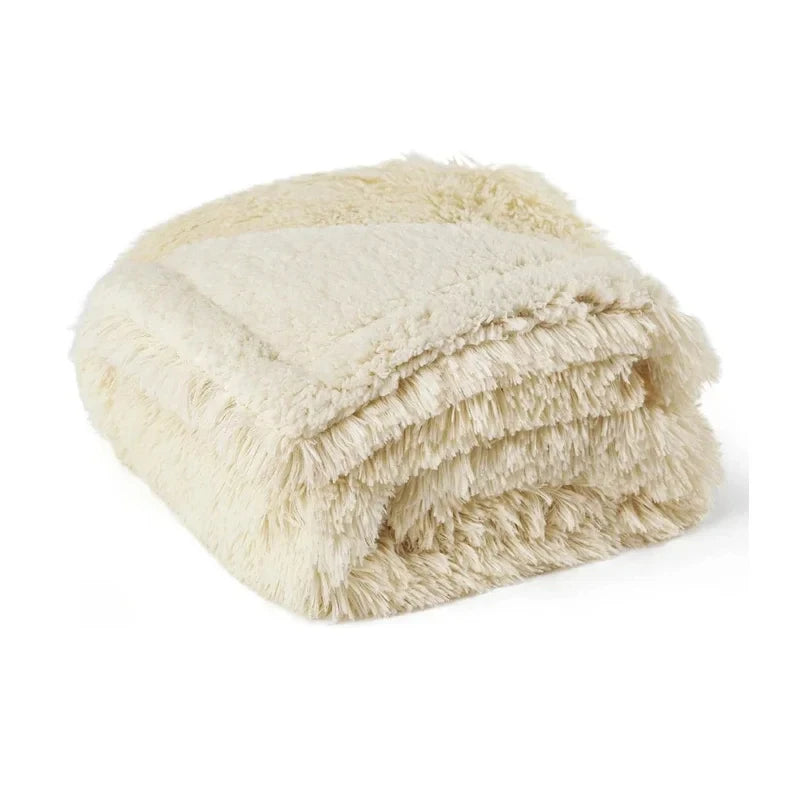 Couples Waterproof Blanket:  Luxe Plush Throw for Bed & Sofa