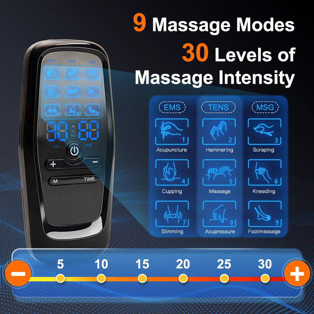 Ems Eletric Muscle Stimulator Therapy High-Frequency Tens Muscle Stimulator