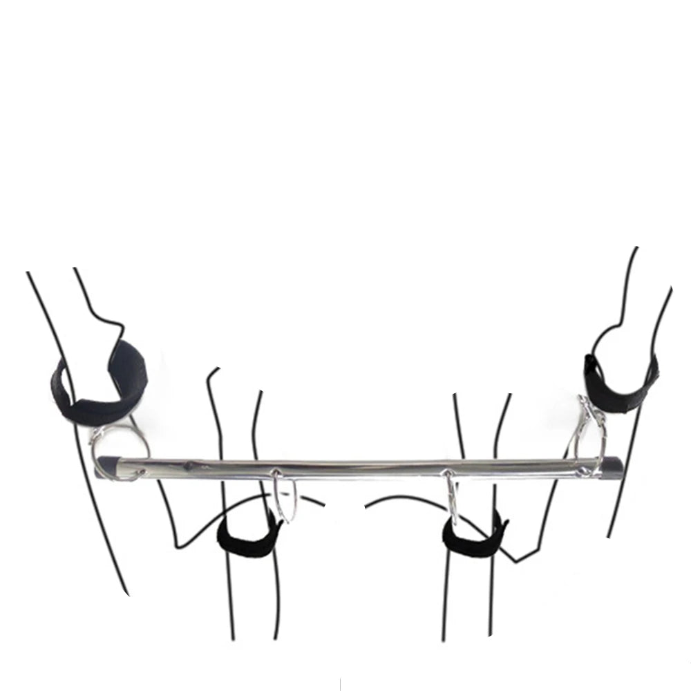 BDSM Bondage Kit Spreader Bar Handcuffs Ankle Cuffs Fetish Restraints Set Sex Toys for Couples