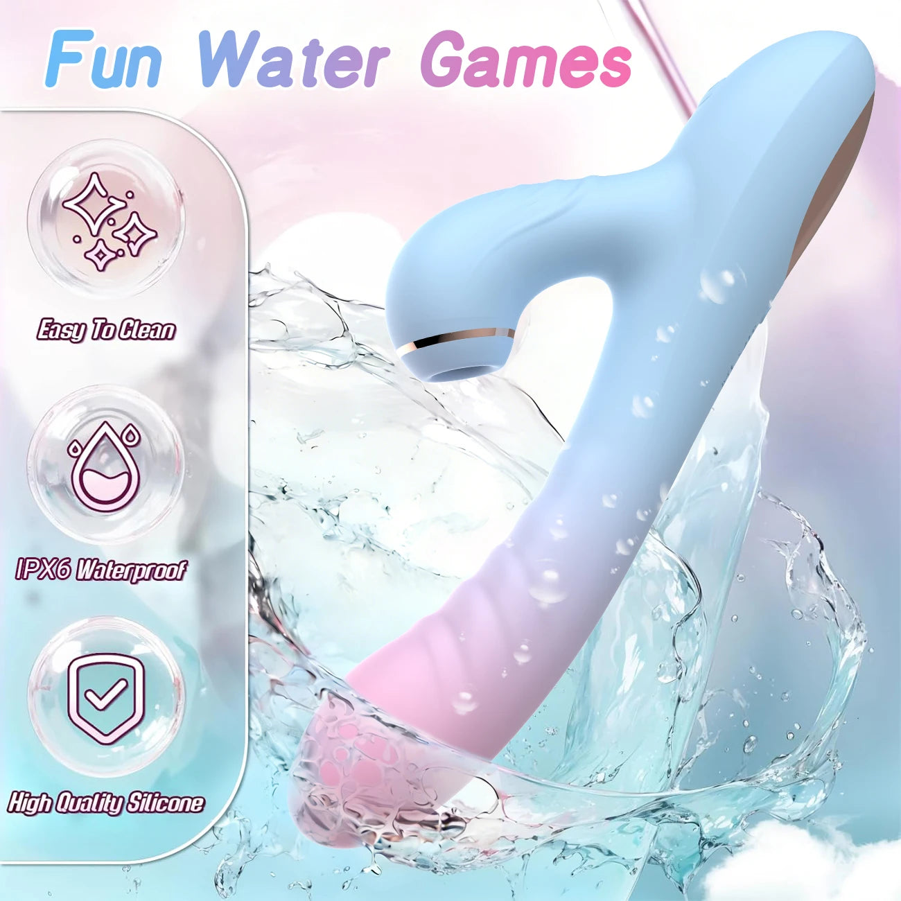 Dildo Vibrator Sucking Vacuum Stimulator For Female