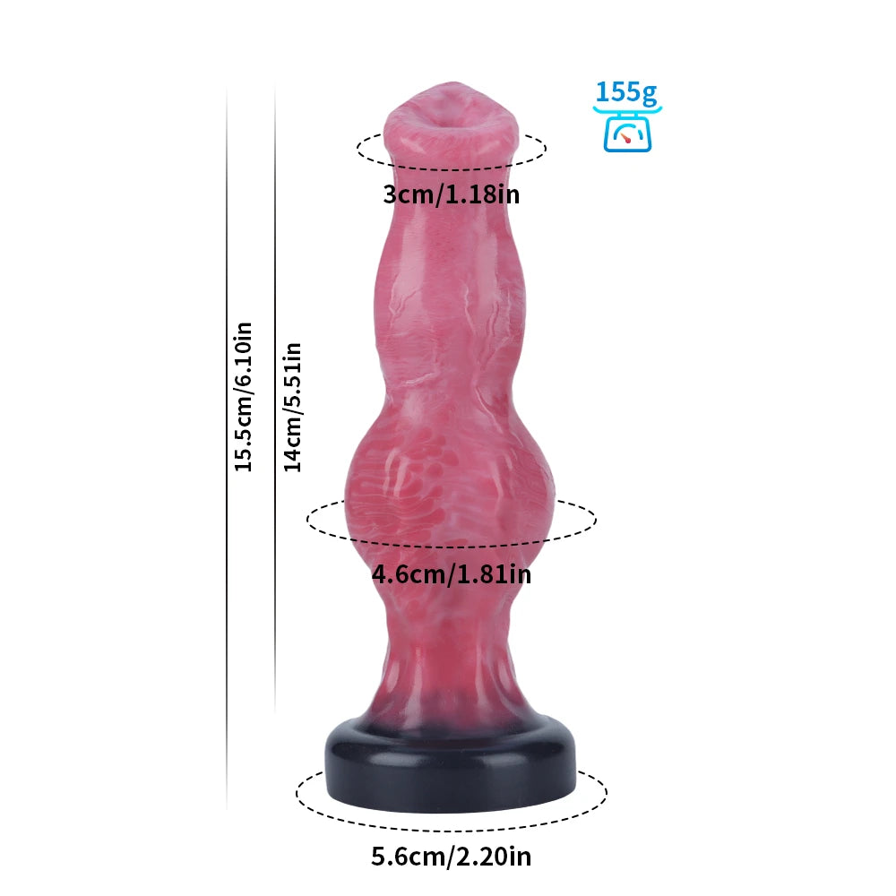 Monster Dildo Dog Knot Penis Masturbator Sex Toy